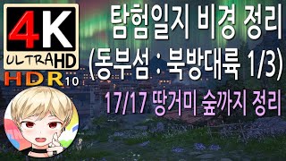 [블레이드 &amp; 소울] 탐험일지 비경 정리 (동부섬 : 북방대륙) 17/17 땅거미 숲까지 정리 (Bl…