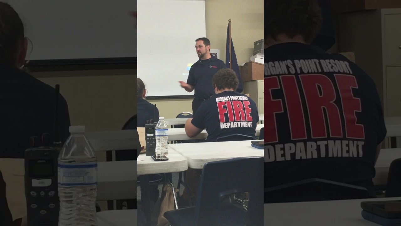 Health talk at Morgans Point Fire Dept