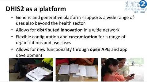 0201   Module 2   Session 1   DHIS2 intro   DHIS2 History Presentation low res