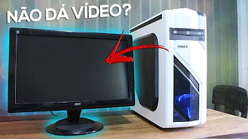 O que fazer quando o PC Liga mas o monitor não?