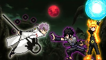 Hagoromo OP(New) VS Sasuke Rinnegan V2 OP & Naruto OP(All Form) in Jump Force Mugen