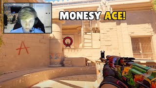 M0NESY Astonishing Ace to win the Round! JIMPPHAT Ace! Counter Strike 2 CS2 Highlights!