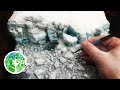 How to make an ULTRA-REALISTIC model glacier: Making a Scene Vol #4  - ice and snow