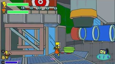 Simpsons The Game PSP Walktrough Level 6 Enter the Cheatrix