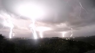 Severe Storms/Lightning Time Lapse (May 17, 2016)