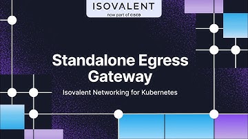 Standalone Egress Gateway