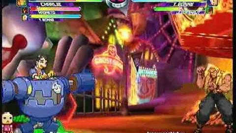 MvC2 Online (360): Brett (RomSlash) vs FuzzyMooChicken (Hulk/Jug/Tron) 11 .:5.12.10:.