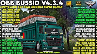 OBB BUSSID V4.3.4 SOUND HINO 500 REAL NGOROK SUPER GAHAR | GRAFIK HD NUANSA RAMADHAN | Bussid v4.3.4