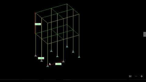 Staad Pro for beginners (episode 5). How to create a frame (method 2).
