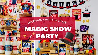 Magic Show Party Decorations | Kids Party Ideas