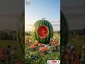 The Incredible Giant Watermelon Architecture: Building a Fantasy Home! 🍉🏠
