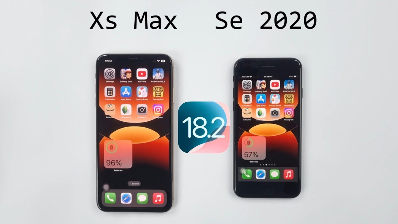 iOS 18.2 Speed Test - iPhone SE 2020 vs iPhone XS Max - YouTube