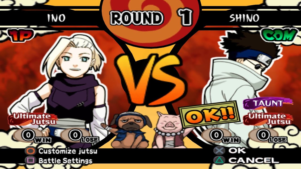 Ino VS Shino (INSANE) - Naruto Shippuden Ultimate Ninja 4