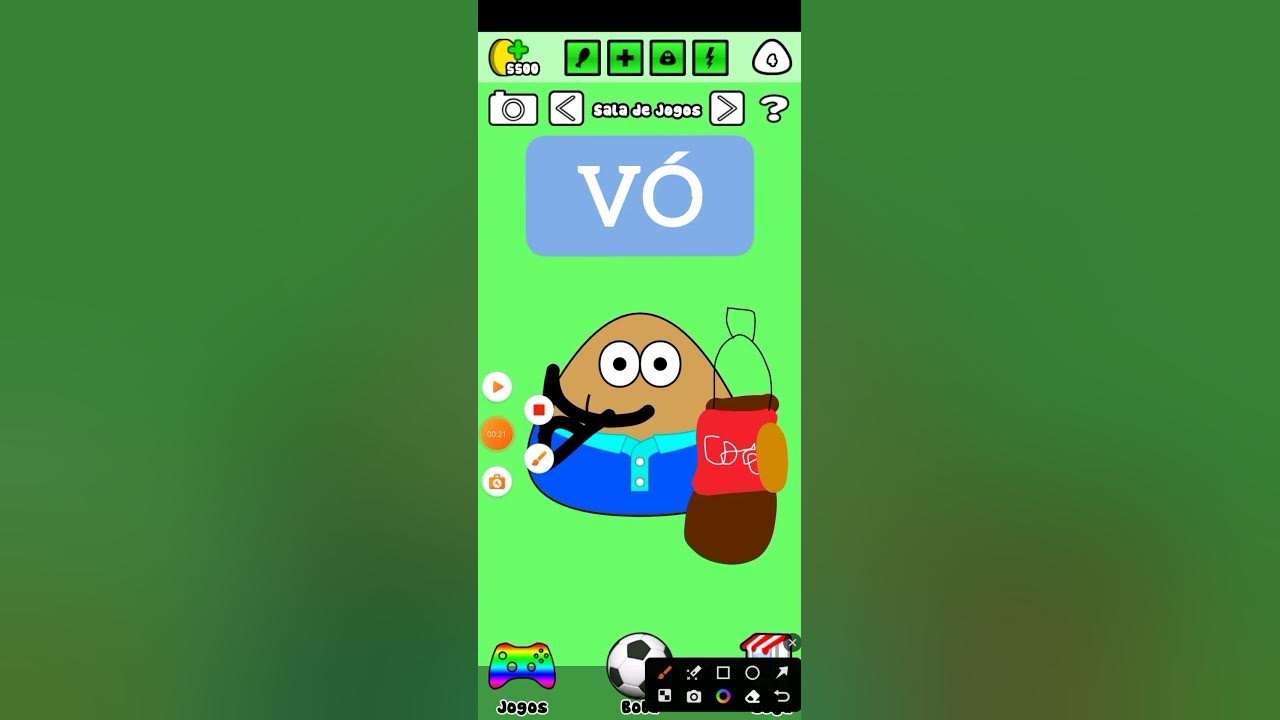 vose atemderia a ligasao do pou emo ou recusaria? #joinha #pou