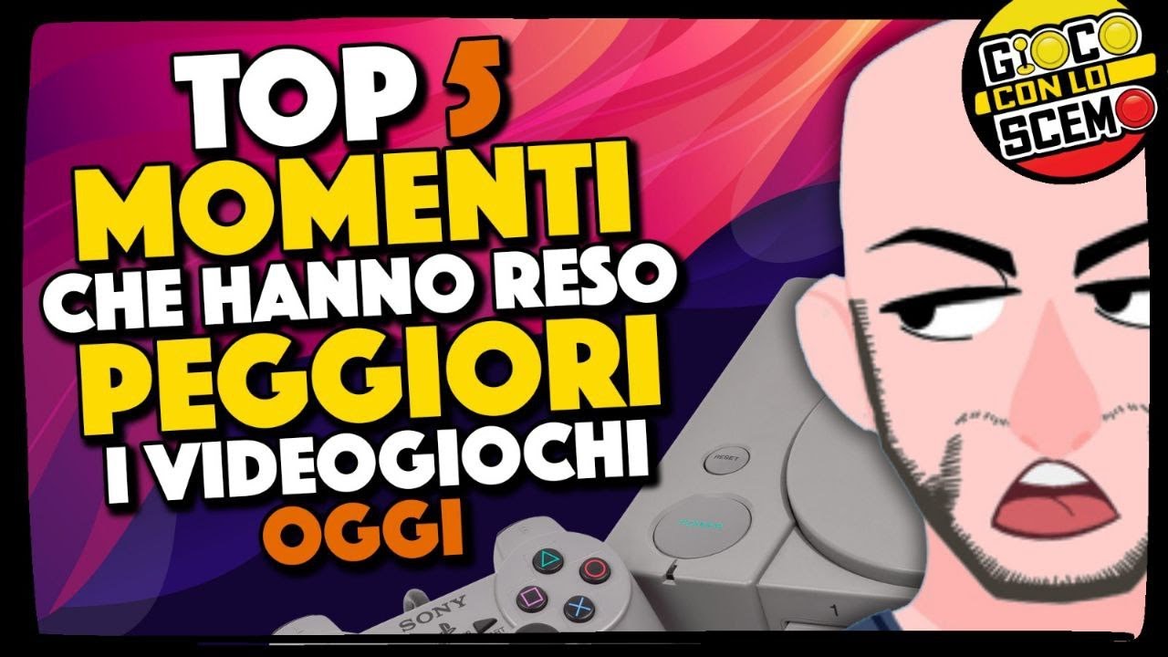 TOP 5 momenti che hanno reso PEGGIORI i VIDEOGIOCHI oggi