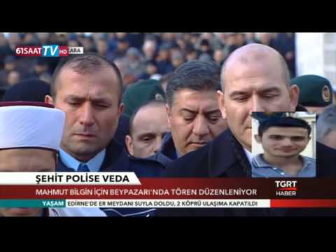 Trabzonlu Şehit Mahmut Bilgin gurbette son yolculuğuna uğurlandı