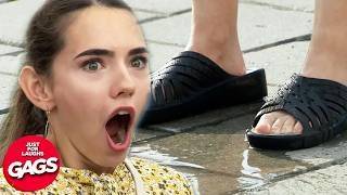 She Gave Birth At The Mall | Just For Laughs Gags