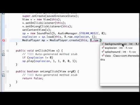 Android Application Development Tutorial   080   Using the OnLongClick method