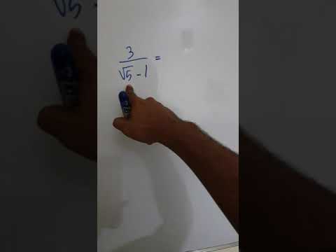 إزالة الجذر من المقام الضرب في المرافق