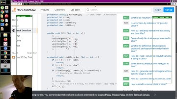 BEST FloodFill Algorithm using loop instead of recursion .