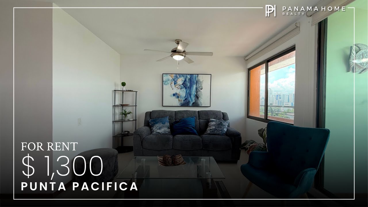 $1,300 | Modern 3-Bedroom Apartment for Rent in Punta Pacifica Panama | Stunning City View