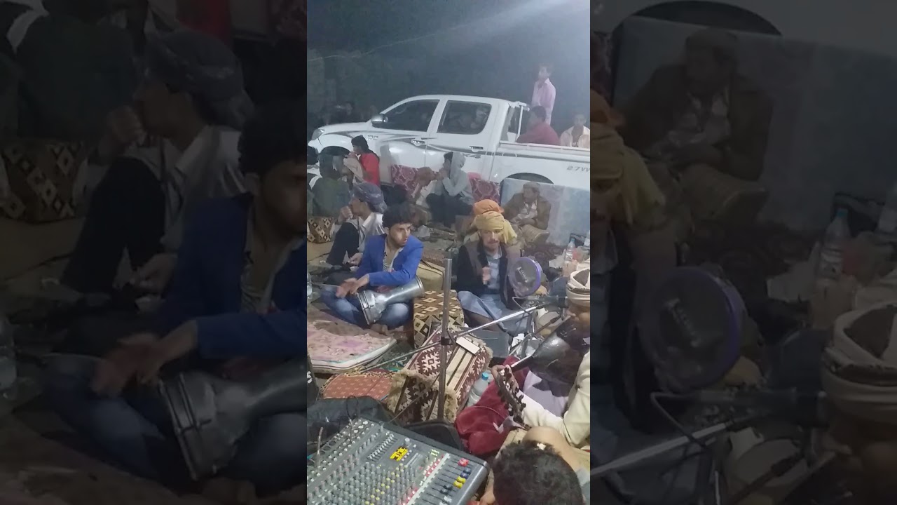 غناء الفنان ياسر البيضاني في قريضه زواجه بدر وسلطان العاقل(1)