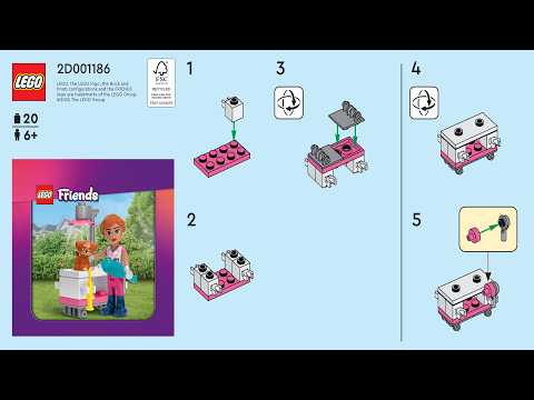 📖 LEGO instructions 📖 Magazine Gift 📖 951446 📖 Valeria with Puppy 📖