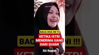 Ceramah Bugis Ustadzah Siti Romlah | Doa Ketika Istri Terima Uang Dari Suami