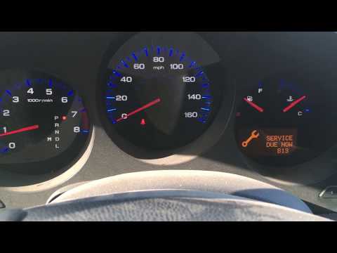 2006 Acura TL How to reset oil light maintenance minder. Quick and Easy