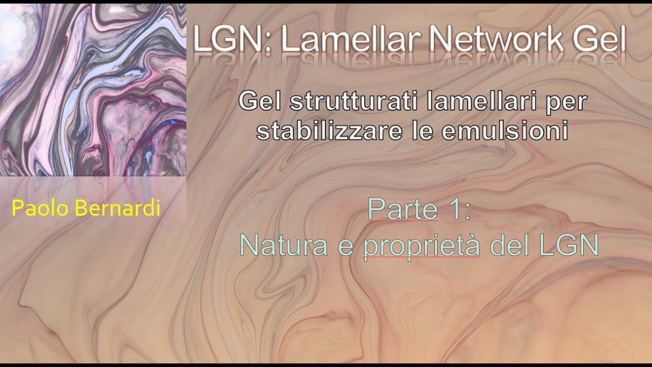 LGN Lamellar Gel Network part 1 - YouTube