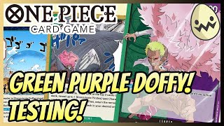 One Piece Card Game: EB01 Green/Purple Doflamingo Testing!