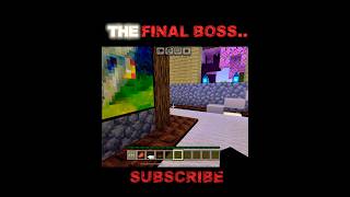The final boss..💀 #minecraft #gaming#ytshorts