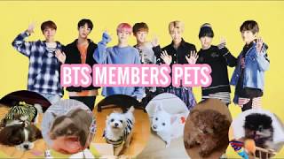 BTS MEMBERS PETS