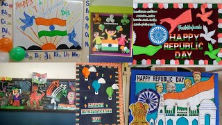 Republic day celebration ideas/Independence day School decoration/Republic day Bulletin board ideas/ screenshot 2
