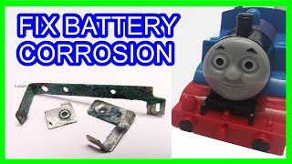 Fix battery corrosion Nickel plating Trackmaster Thomas & friends Thomas y sus amigos 托馬斯和朋友