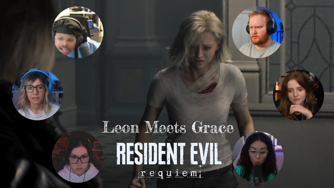 Леон встречает Грейс | Resident Evil 9 - Requiem: новый геймплей | Подборка реакций