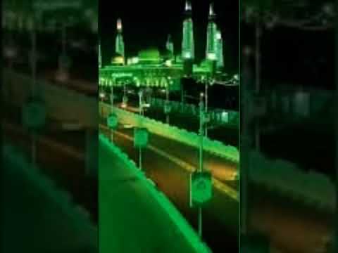 اجمل صور على يتيوب في العاصمه صنعاء اليمنيه التزيين باللون الاخضر بمناسبه المولد النبوي 