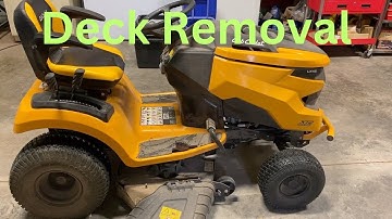 Cub Cadet XT2 Deck Removal