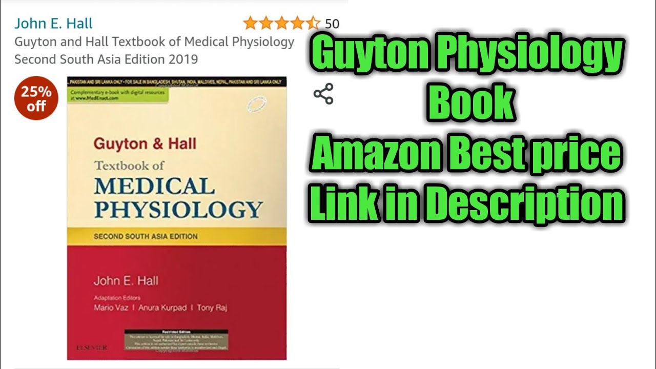 Guyton and Hall Physiology Book | MBBS BOOKS 1ST YEAR | AMAZON BEST PRICE