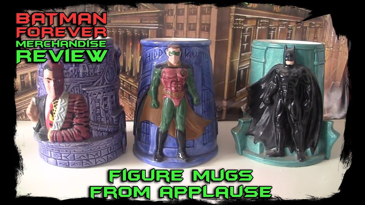 Batman Forever Merchandise Review - Figure mugs from Applause (+