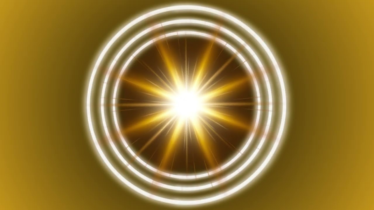 GOLDEN RINGLIGHT 1h30min VIDEO SCREENSAVER