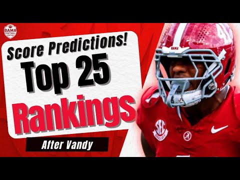 AP Top 25 Rankings REACTION | Where Alabama moved up to! - YouTube