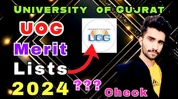 How to Check UOG Merit List 2024 ? | UOG Admission 2024 | UOG Merit Lists Check ?