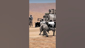 Soldier Hiding Behind A Cow Destroys Enemy Military In Grand Theft Auto V