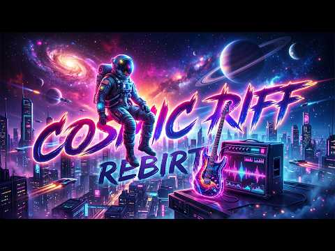 Cosmic Space Guitar Instrumental | Relaxing Ambient Synth Rock