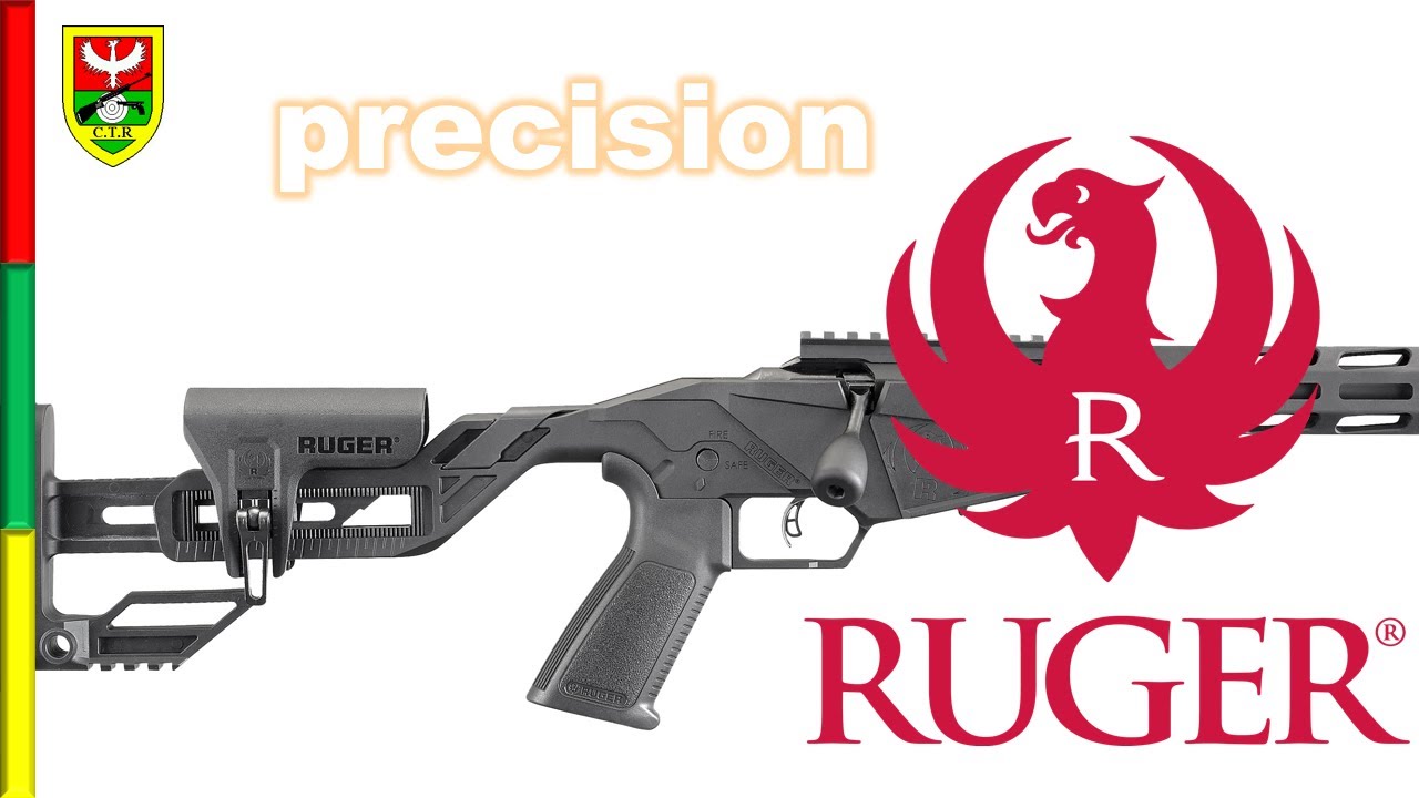 RUGER PRECISION 22LR Rifle - 50 metres shooting - YouTube