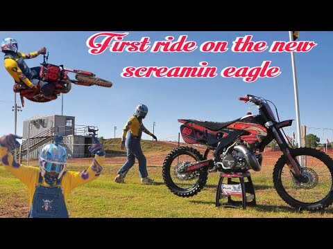 Ronnie Mac 69 First ride on the new Screamin Eagle