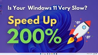 My Laptop Is Very Slow Windows 11 -  Fix Lagging Laptop Windows 11A