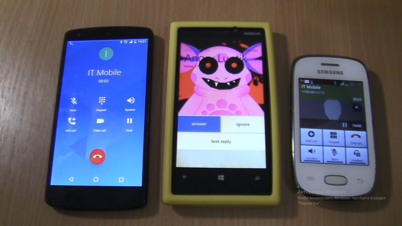Angry Luntik Lumia 920+incoming call&Outgoing call at the Same Time Samsung Galaxy Pocket Neo+Nexus5