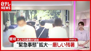 【残暑】「痛いくらい暑い」東京は“ほぼ猛暑日”…8道県に